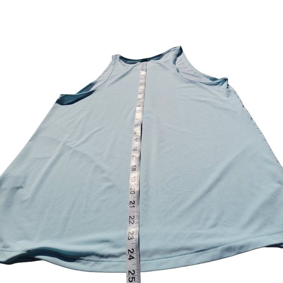 Zella Womans Tank Top Work For It Easy Blue Crewneck Sleeveless pullover X Small - Picture 9 of 9
